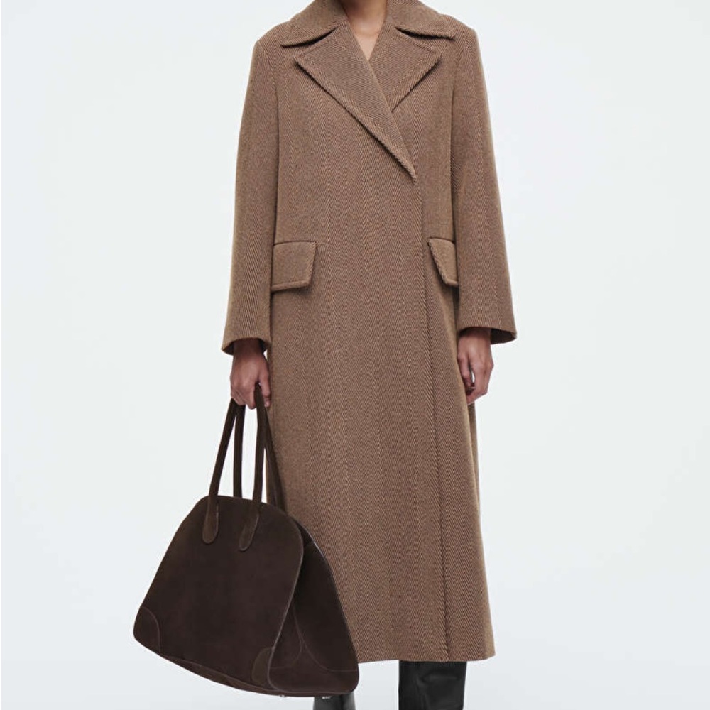 COS FW24 NWT Studio Bowling bag- suede